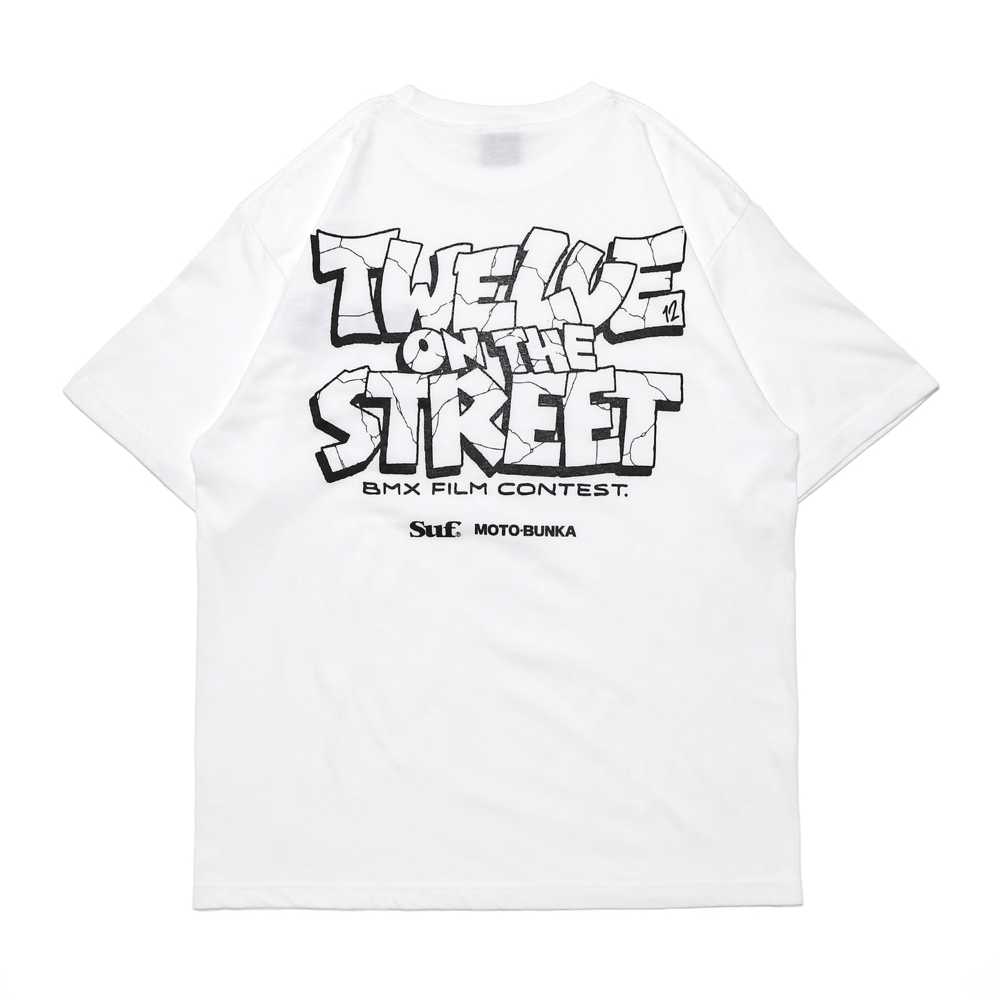 SUF X MOTO-BUNKA - TWELVE ON THE STREET T-Shirt/White