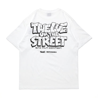 SUF X MOTO-BUNKA - TWELVE ON THE STREET T-Shirt/White
