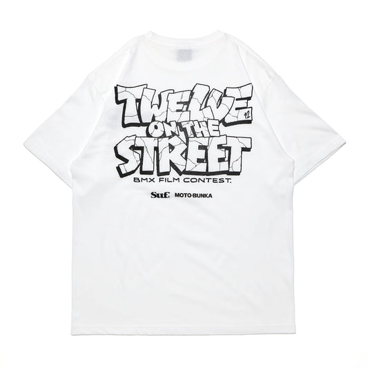 SUF X MOTO-BUNKA - TWELVE ON THE STREET T-Shirt/White