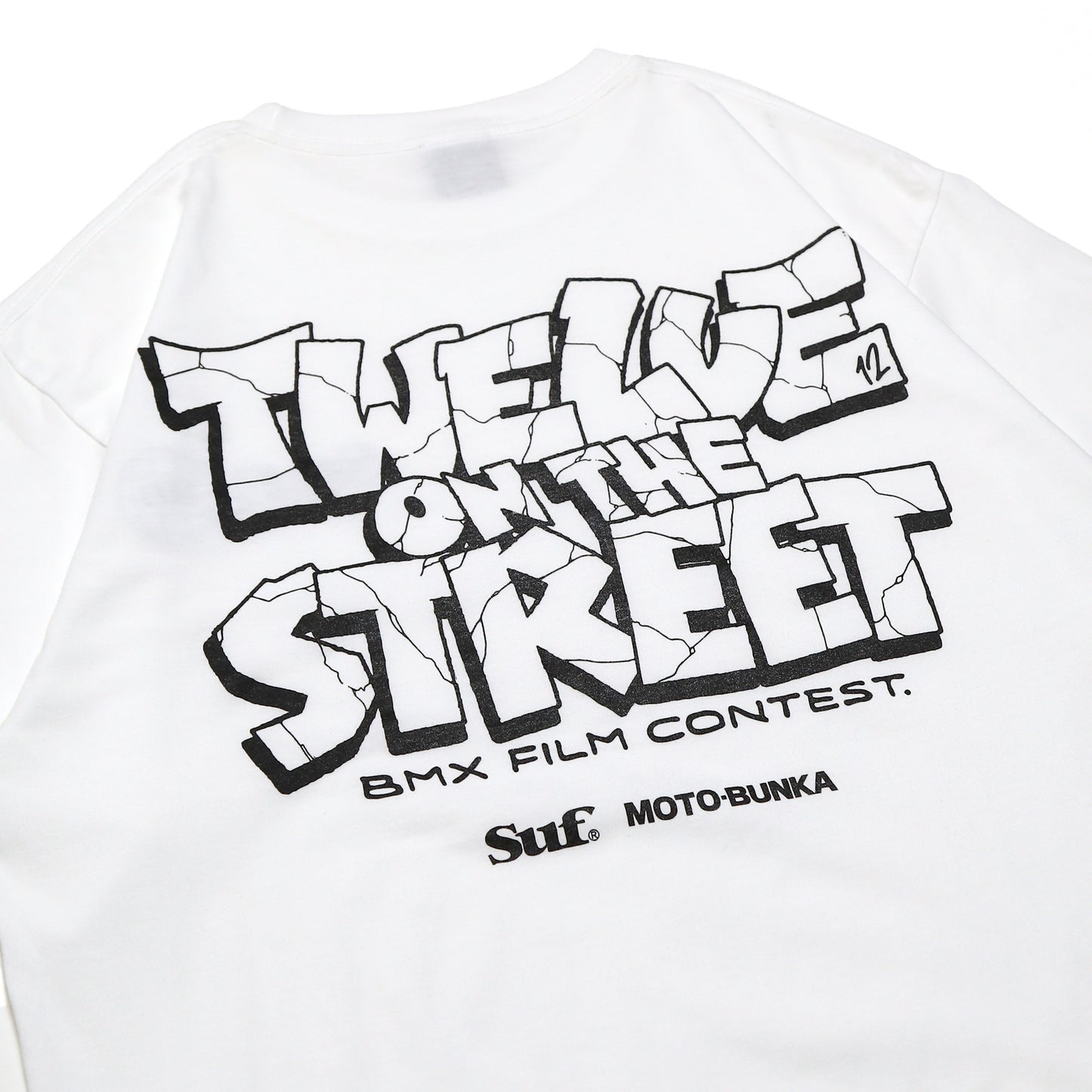 SUF X MOTO-BUNKA - TWELVE ON THE STREET T-Shirt/White