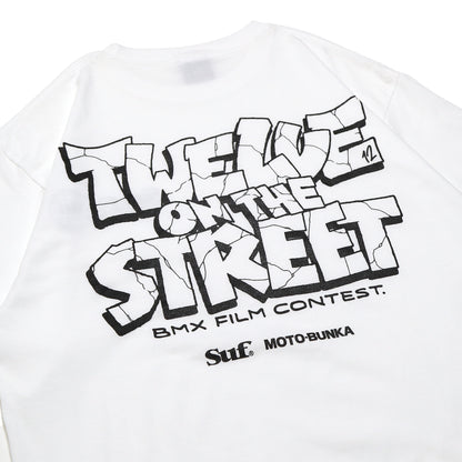 SUF X MOTO-BUNKA - TWELVE ON THE STREET T-Shirt/White