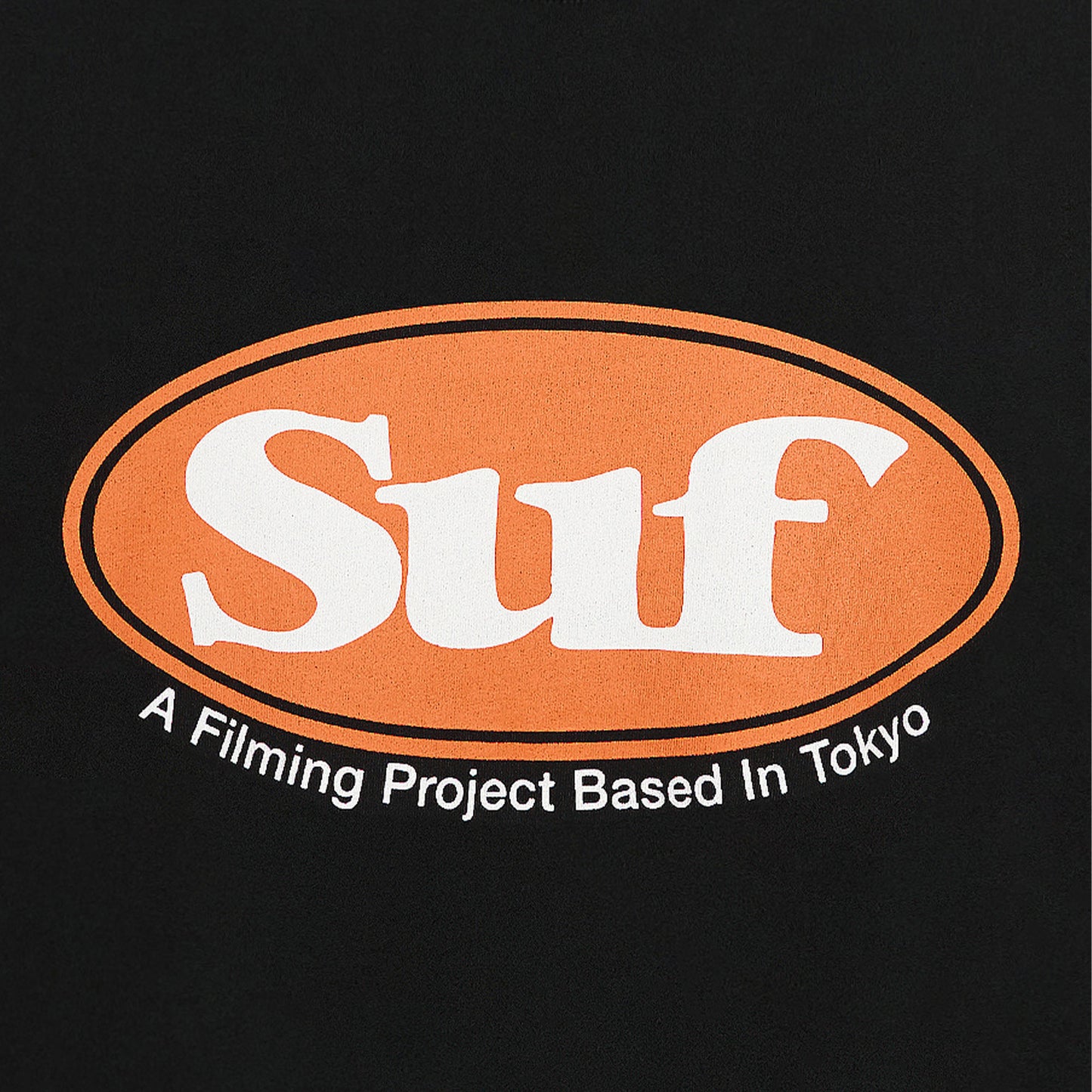 Suf - Oval Logo T-shirt/Black