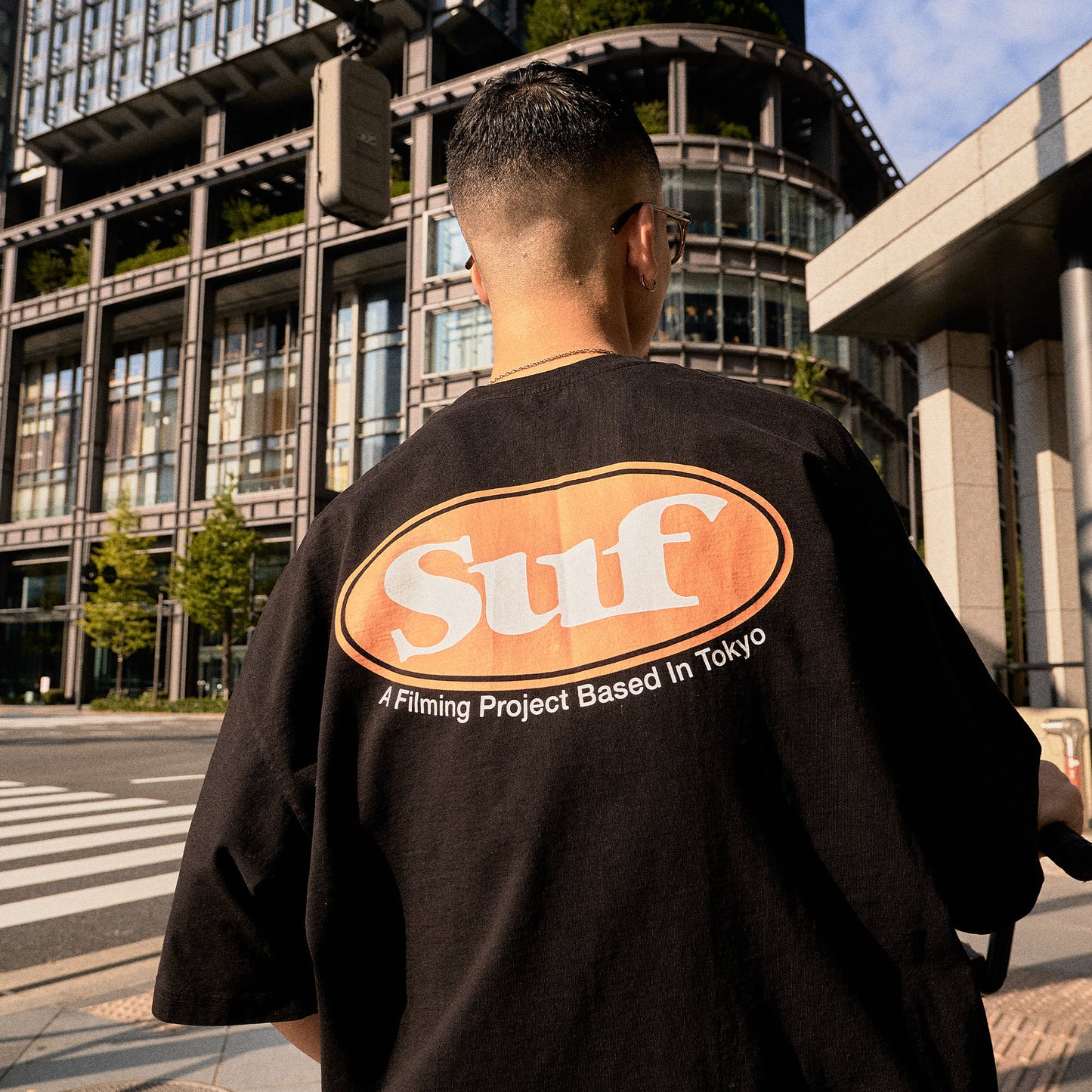 Suf - Oval Logo T-shirt/Black