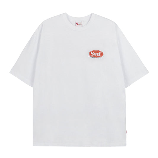 SUF - Oval Logo T-shirt/White