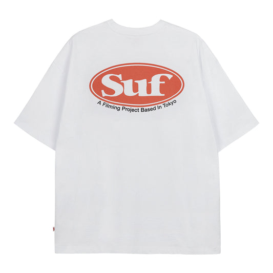 SUF - Oval Logo T-shirt/White