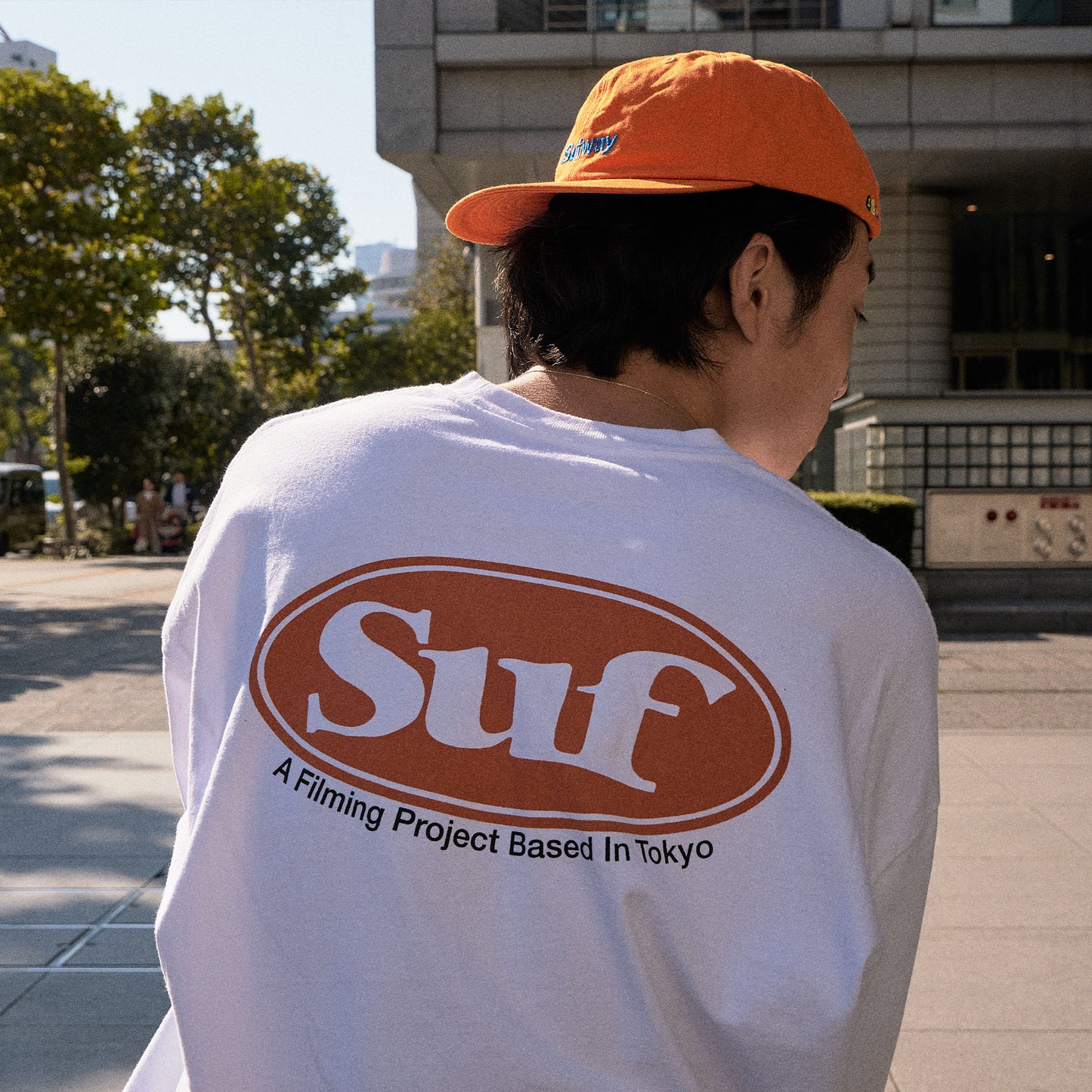 SUF - Oval Logo T-shirt/White