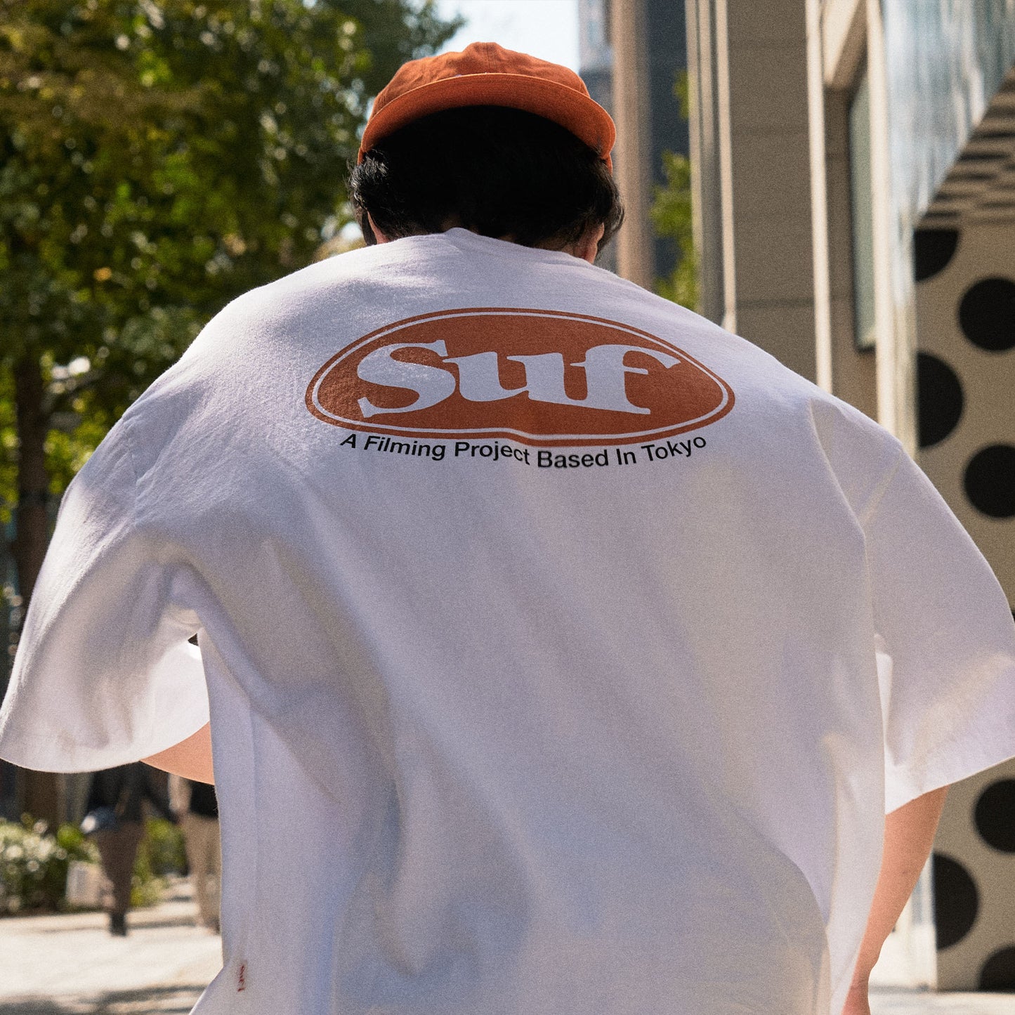 SUF - Oval Logo T-shirt/White