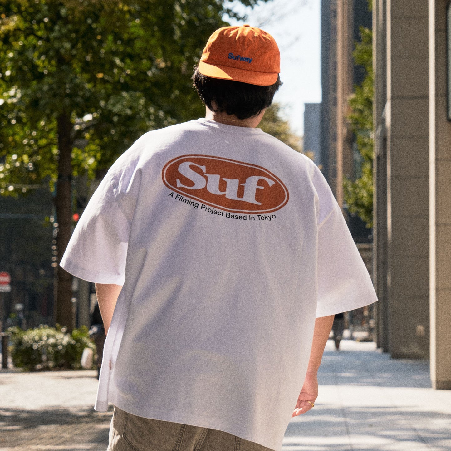 SUF - Oval Logo T-shirt/White