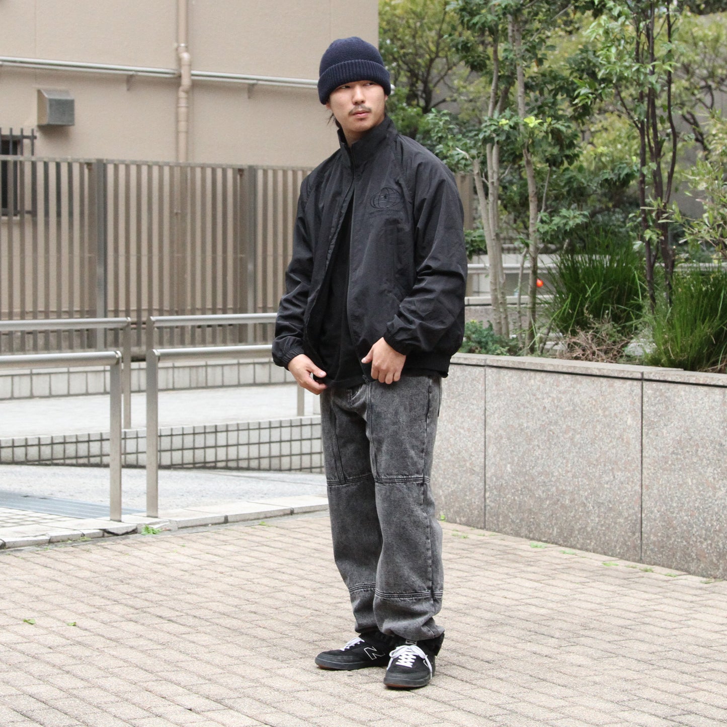 THEZOOYK X JOGJACOTTONCREW - Zip Up Jacket/Black