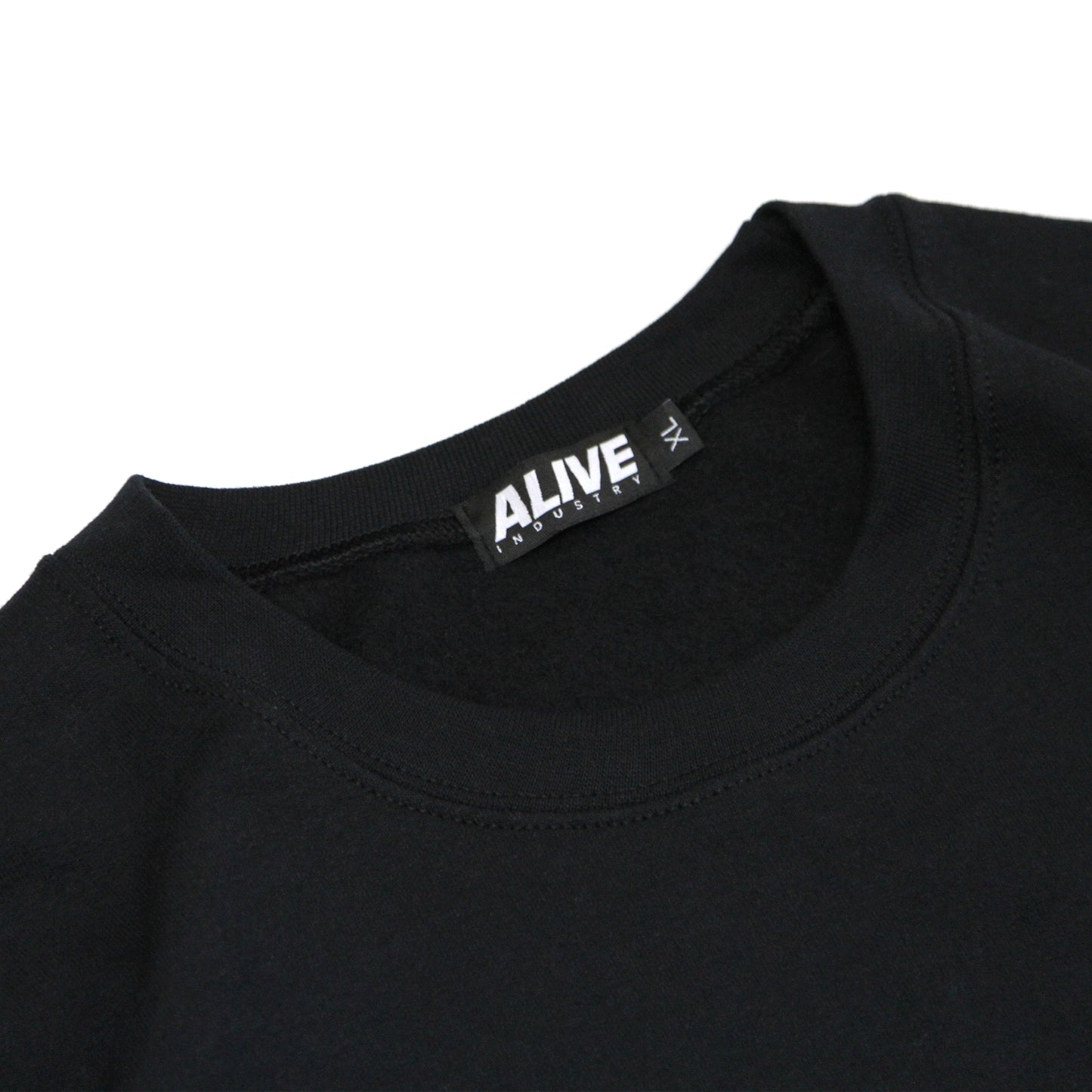 ALIVE INDUSTRY - 22 Logo Sweatshirt/Black