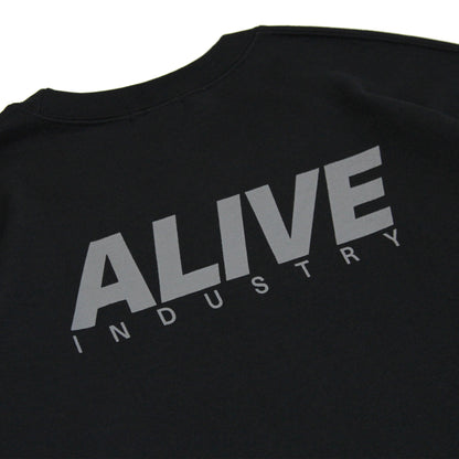 ALIVE INDUSTRY - 22 標誌運動衫/黑色