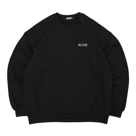 ALIVE INDUSTRY - 22 Logo Sweatshirt/Black