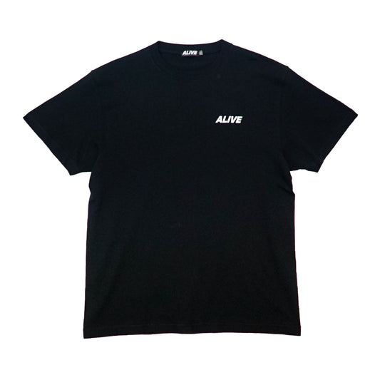 ALIVE INDUSTRY - 22 Logo T-Shirt/Black
