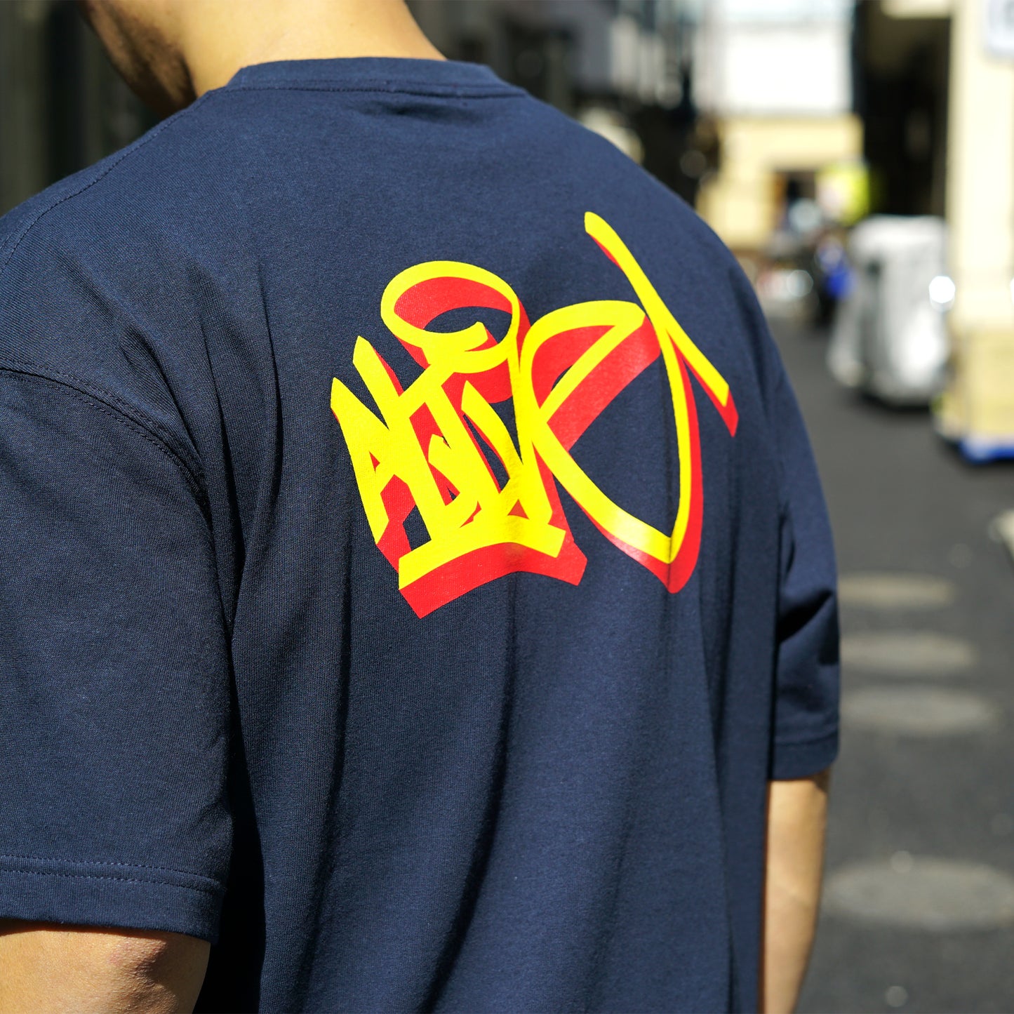 ALIVE INDUSTRY - B Tagging T-Shirts/Navy