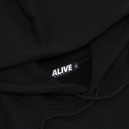 ALIVE INDUSTRY - Throw Up Hoodie/Black