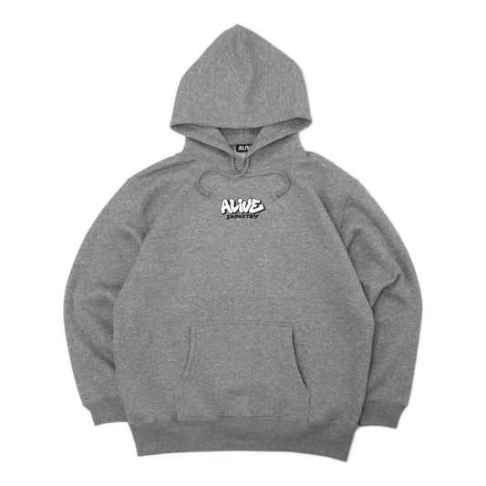 ALIVE INDUSTRY - Throw Up Hoodie/Grey