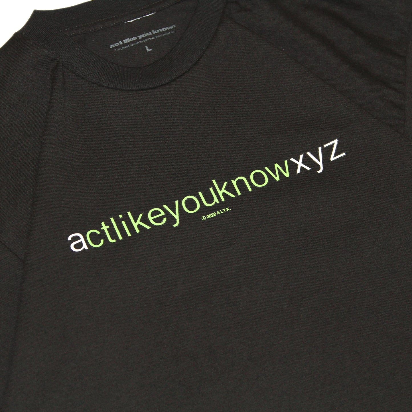 ALYK - A Through Z T-Shirt/Black