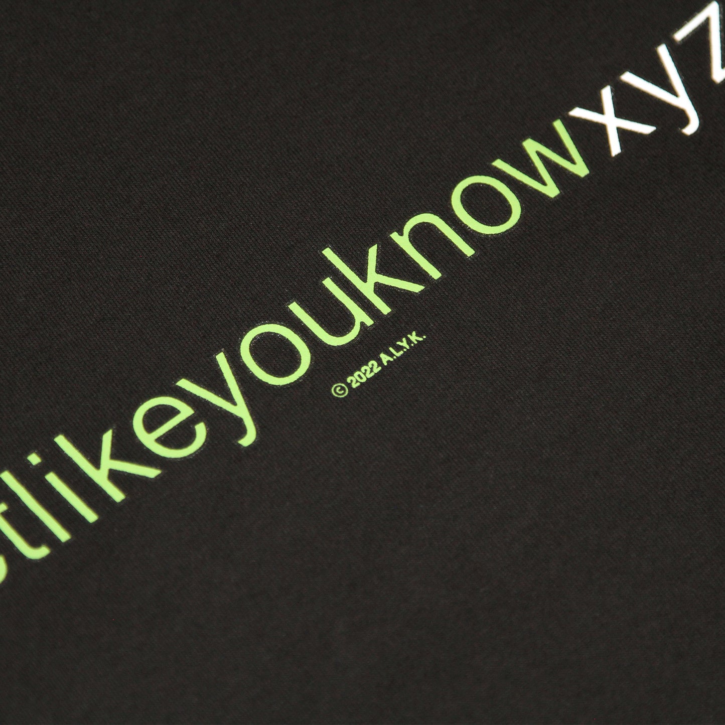 ALYK - A Through Z T-Shirt/Black
