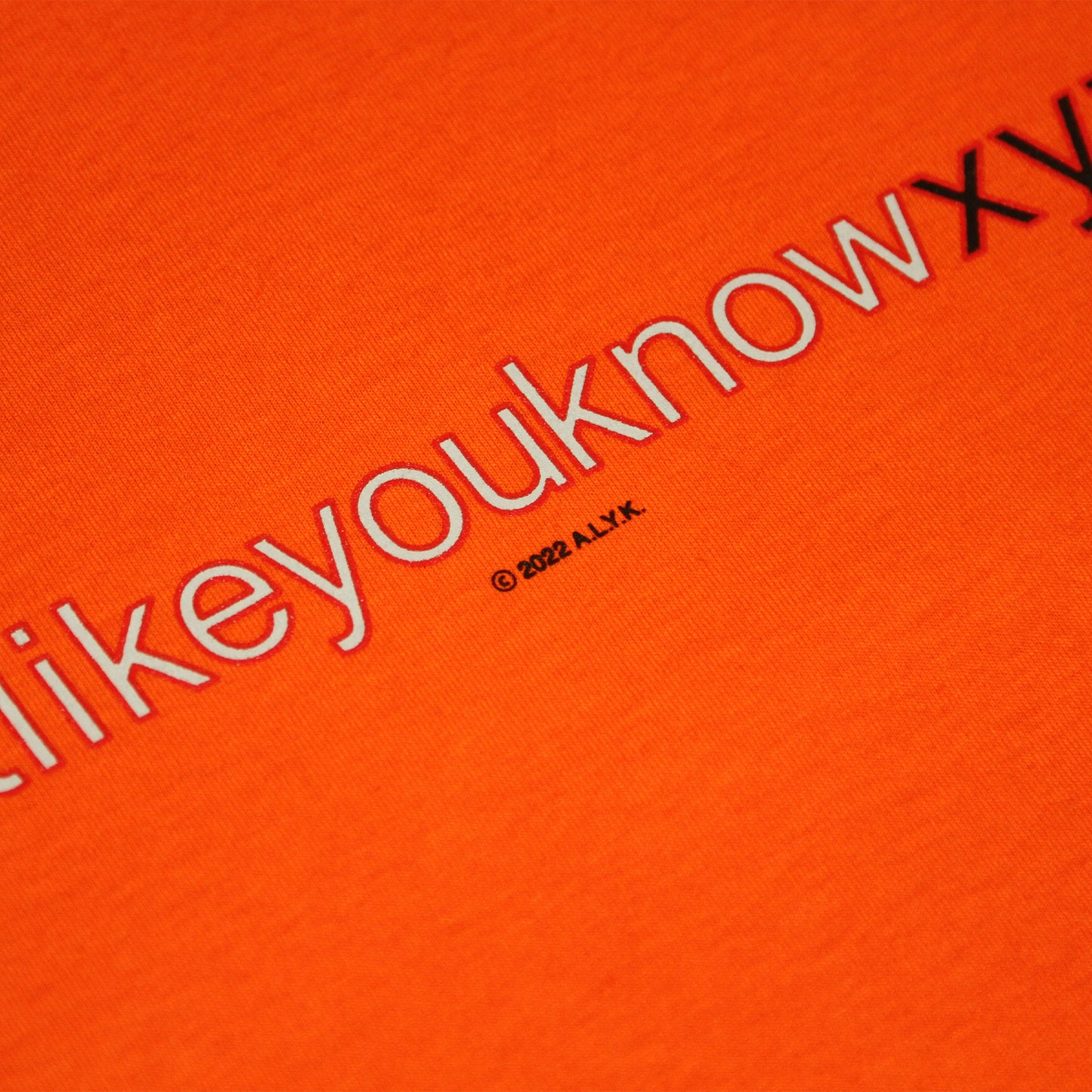 ALYK - A Through Z T-Shirt/Orange