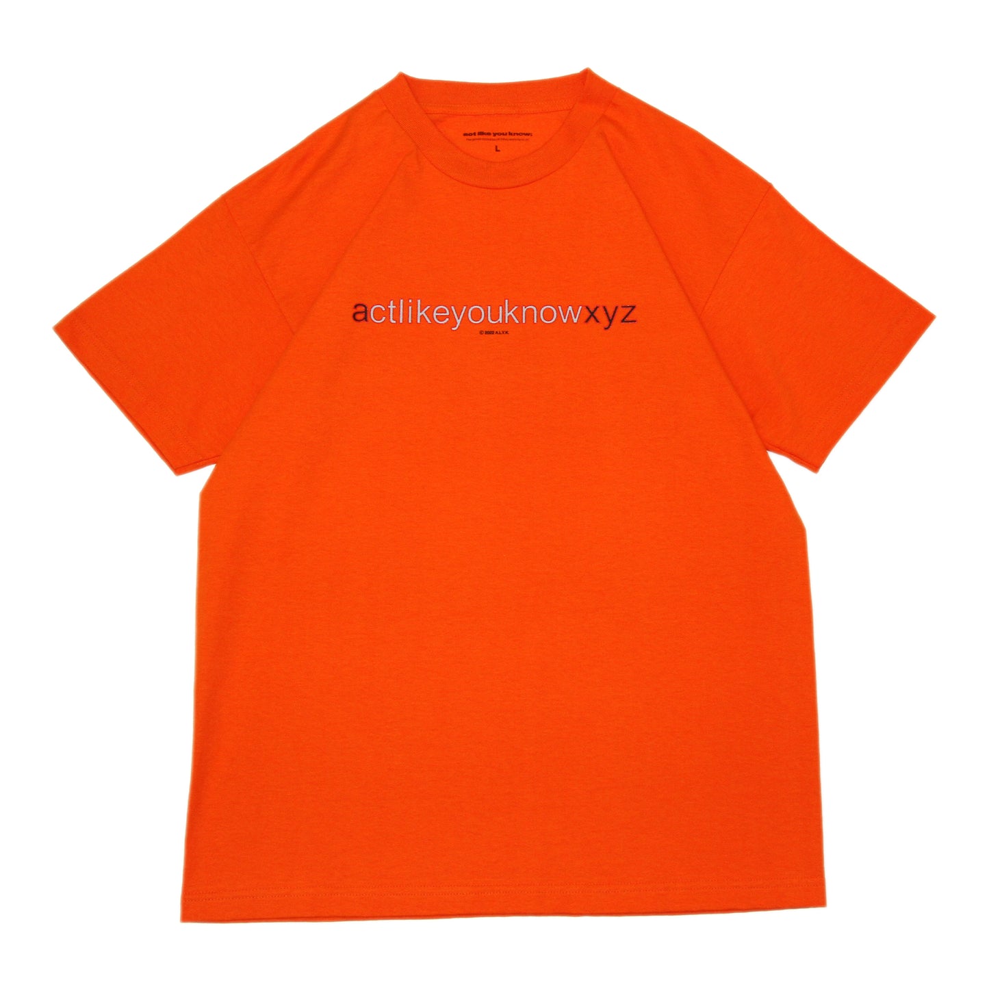 ALYK - A Through Z T-Shirt/Orange