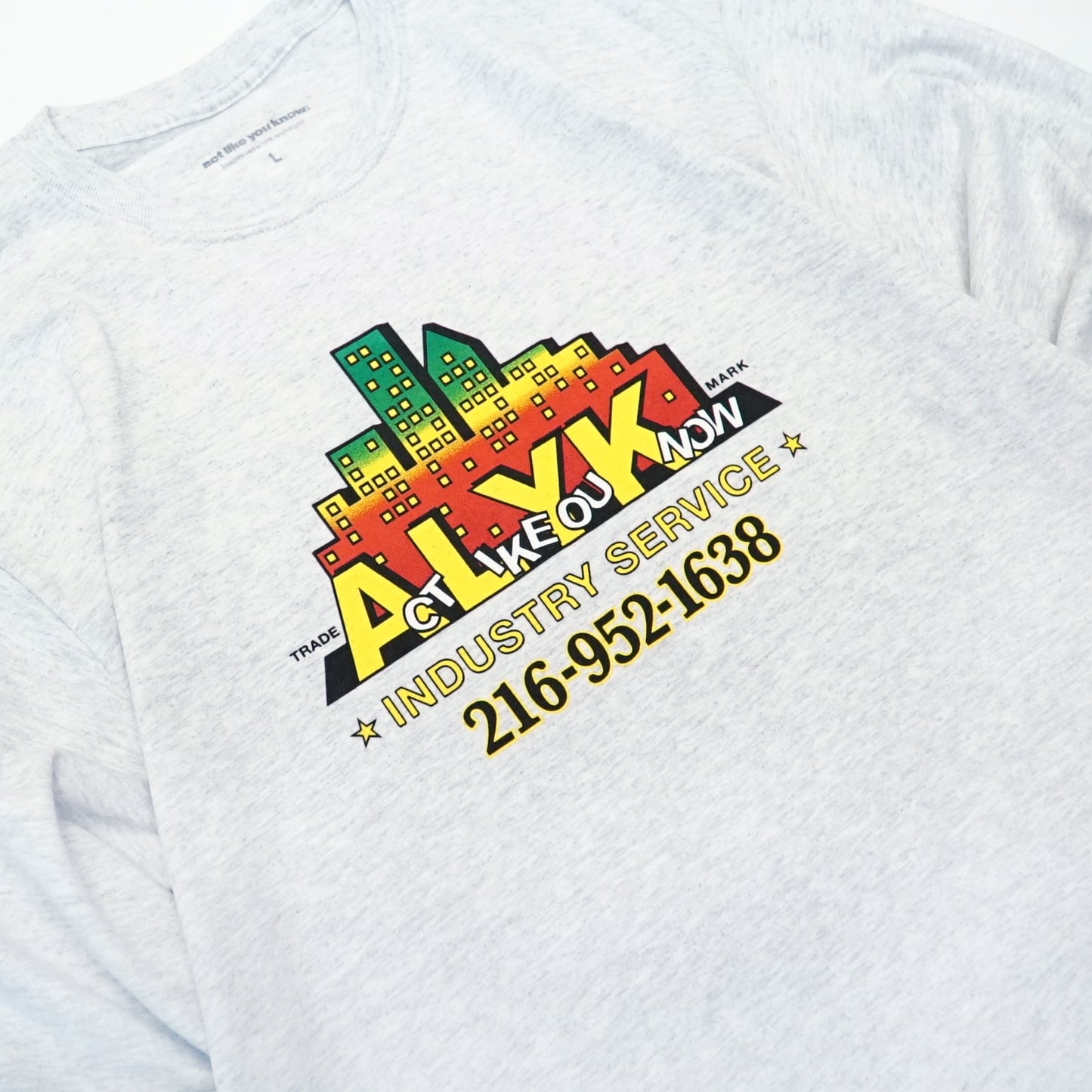 ALYK - Industry Service LS T-Shirt/Ash Grey