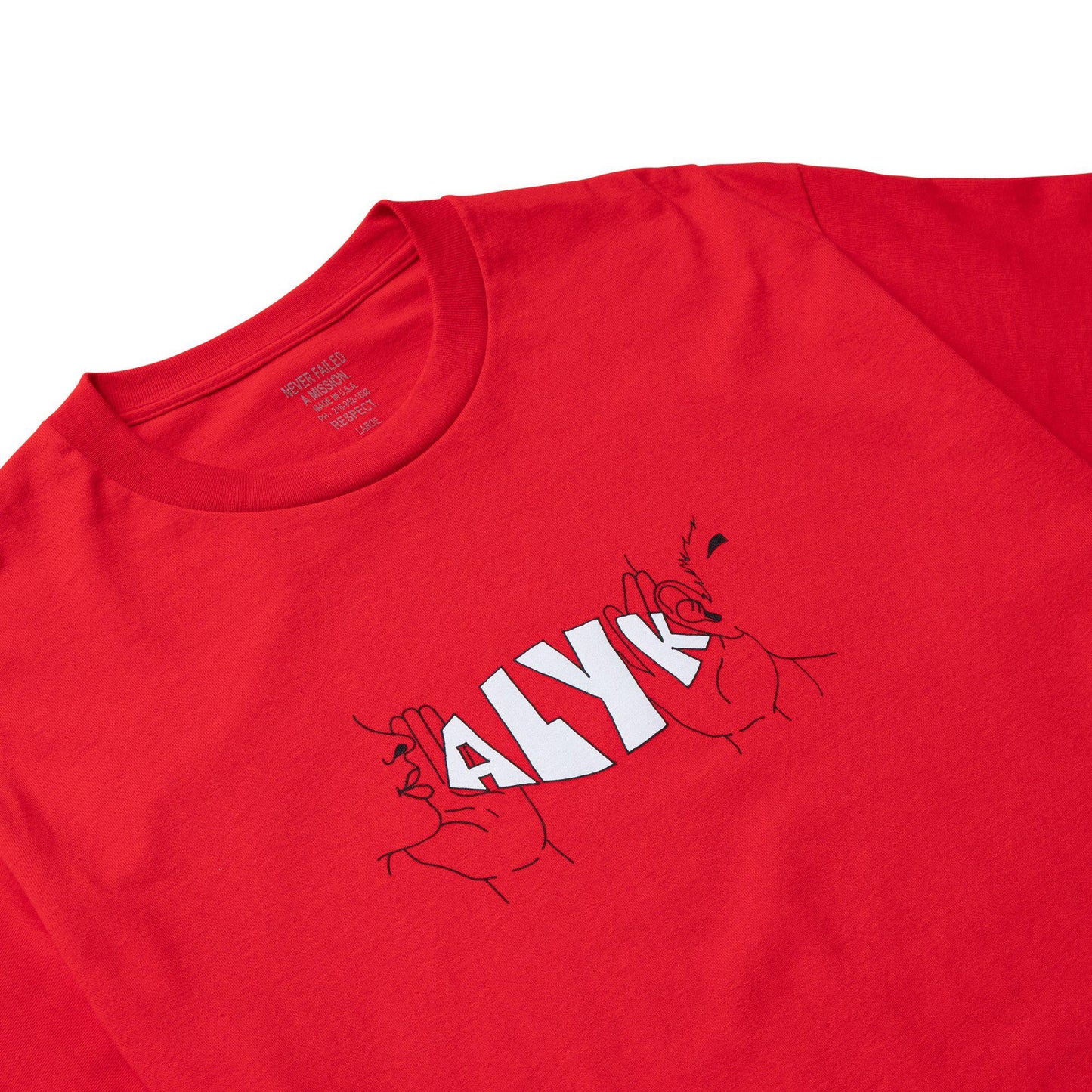ALYK - Talk T-Shirt/Red