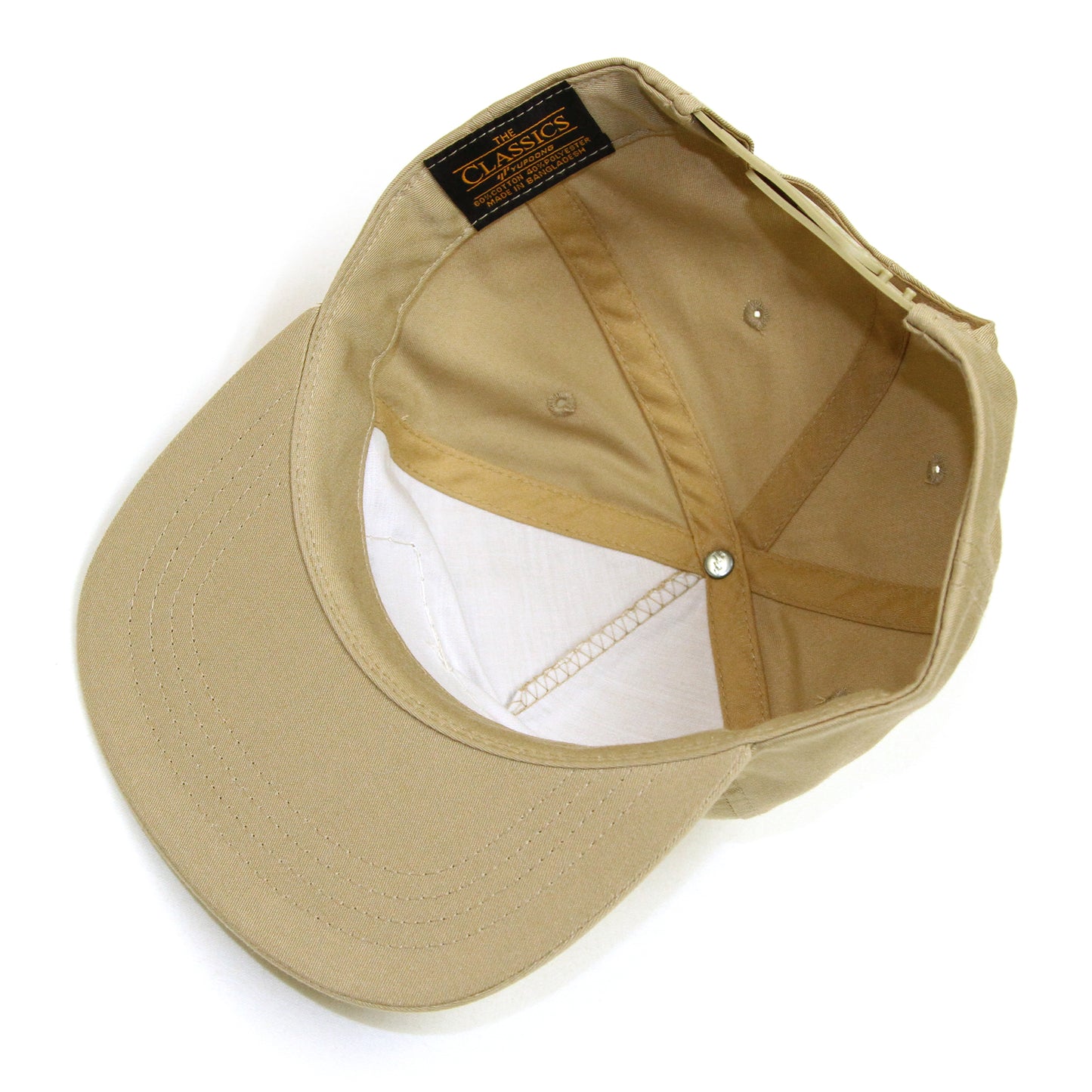 ALYK - Worker Embroidered Patch 5 Panel Snapback Cap/Khaki
