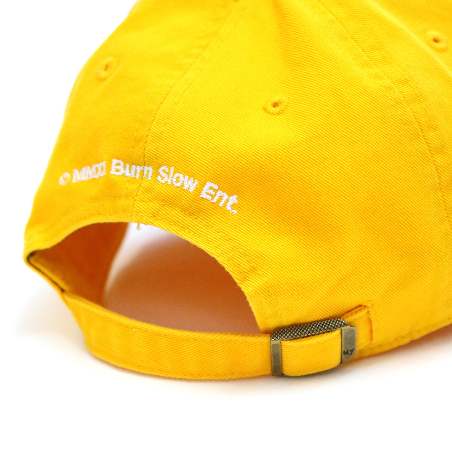 BURN SLOW - Globe Logo Dad Cap/Gold
