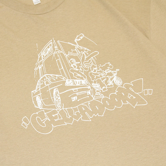 CELLADOORS - Blinkrflu1d T-Shirt/Tan