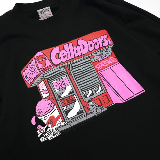 CELLADOORS - FRKO LS T-Shirt/Black