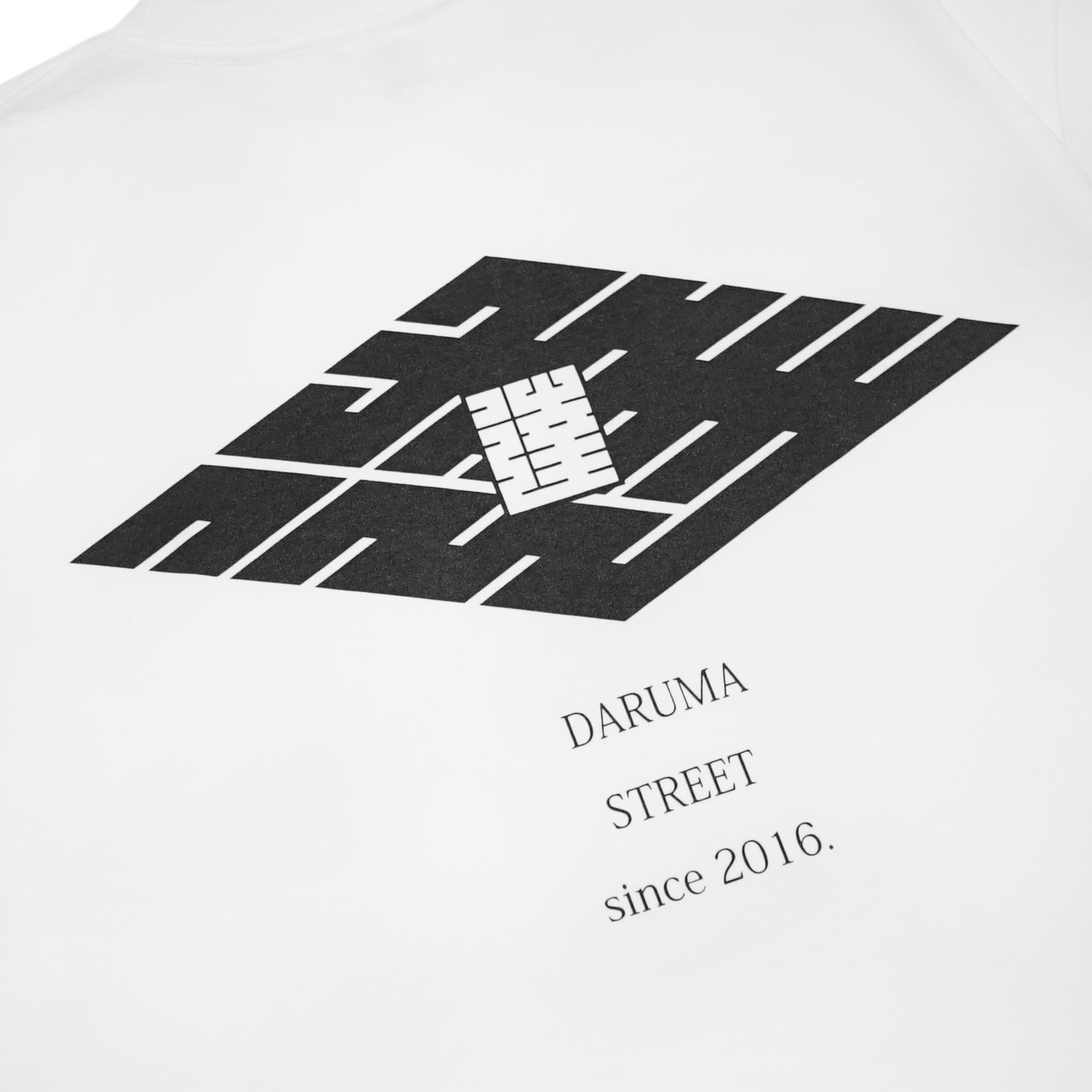 DARUMA STREET - Logo T-Shirt/White