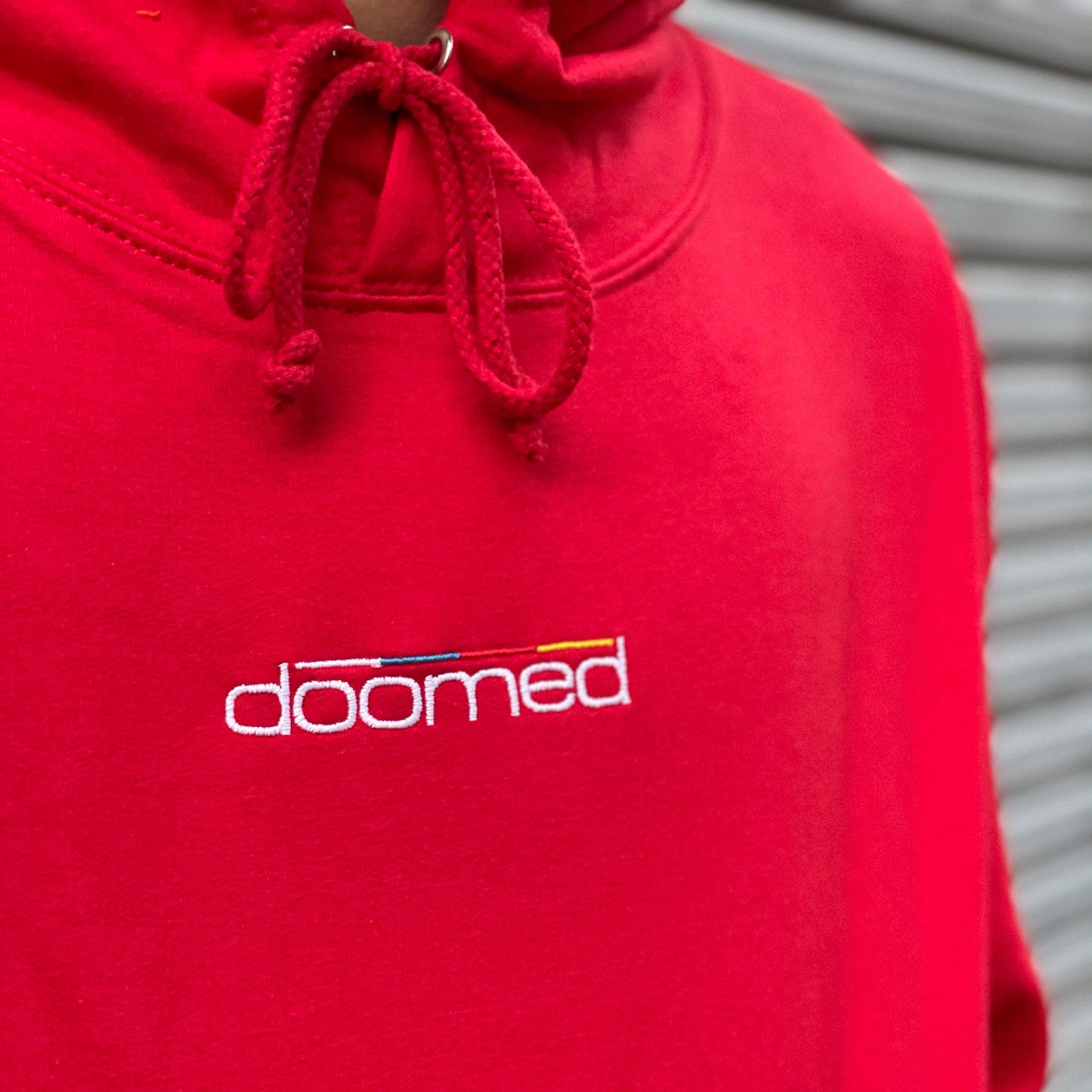 DOOMED - Doomerton Hoodie/Red