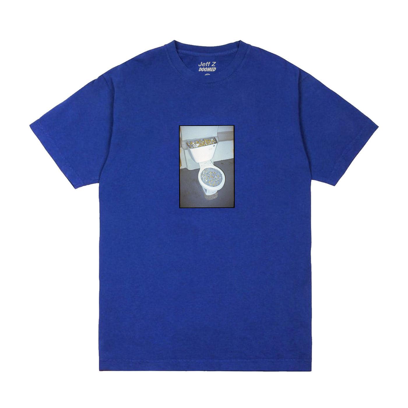 DOOMED × JEFF Z - Ashtray T-Shirt/Royal Blue