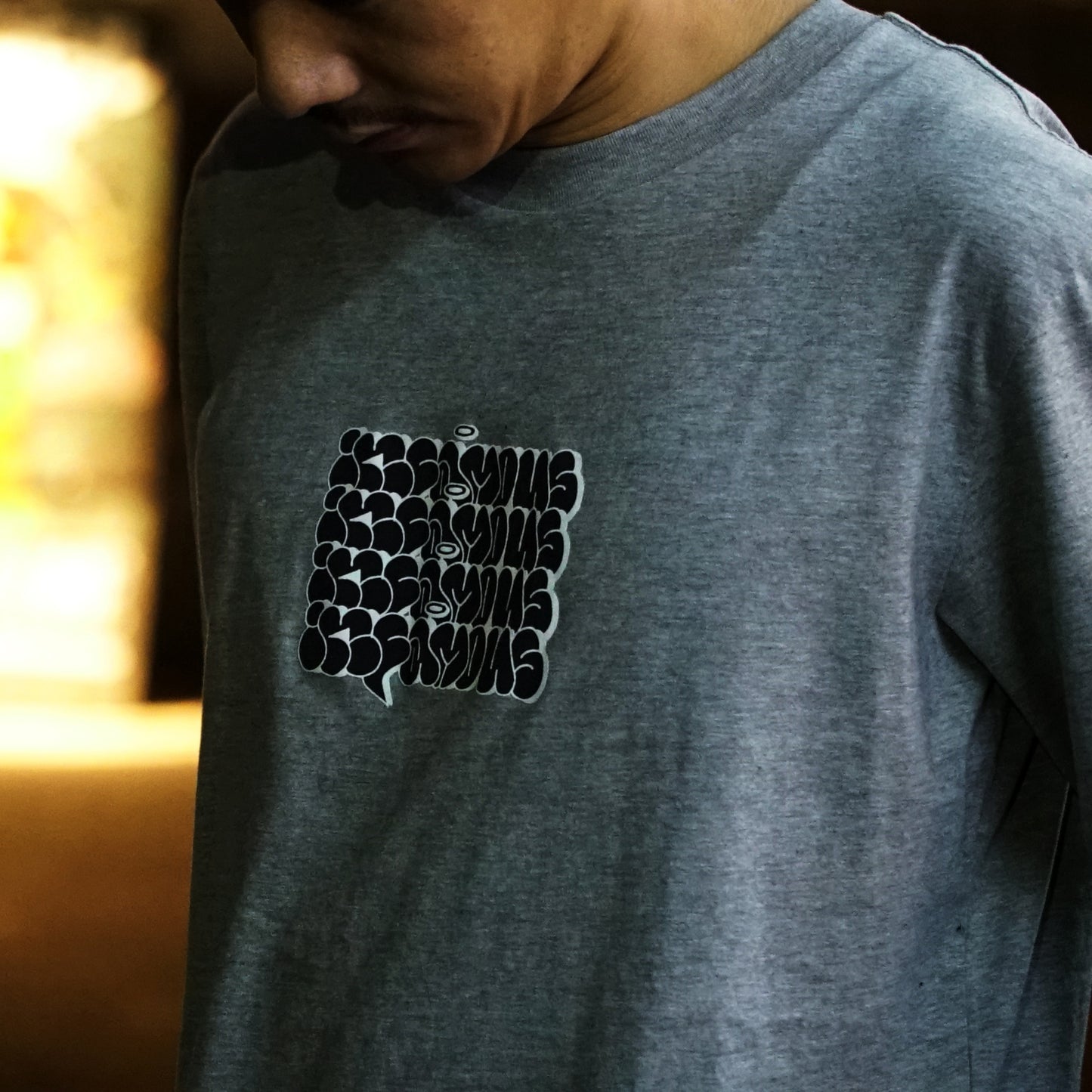 INFAMOUS - Tagging Logo LS T-Shirt/Black