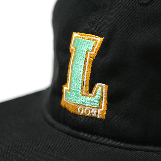 LOOSE - L Logo 6 Panel Caps/Black