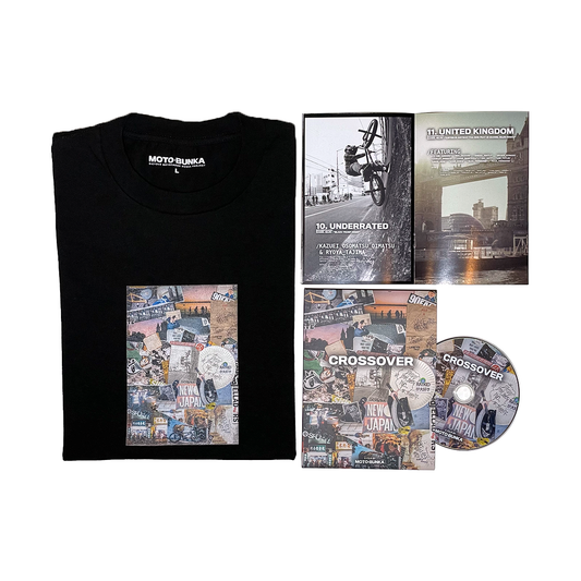 MOTO-BUNKA - CROSSOVER Limited T-Shirt/Black + DVD