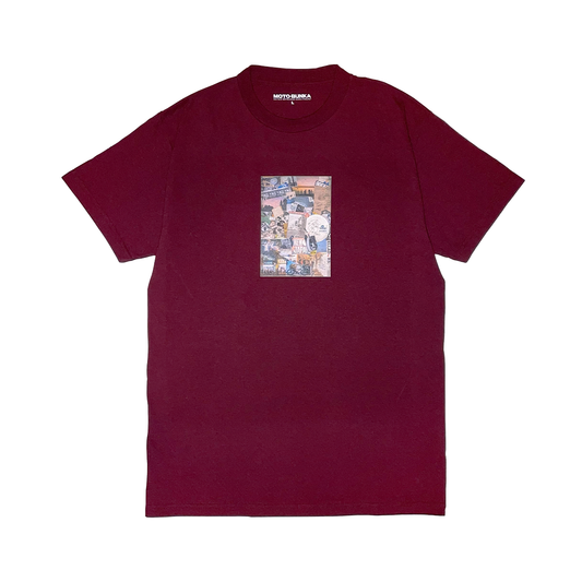MOTO-BUNKA - CROSSOVER Limited T-Shirt/Burgundy + DVD
