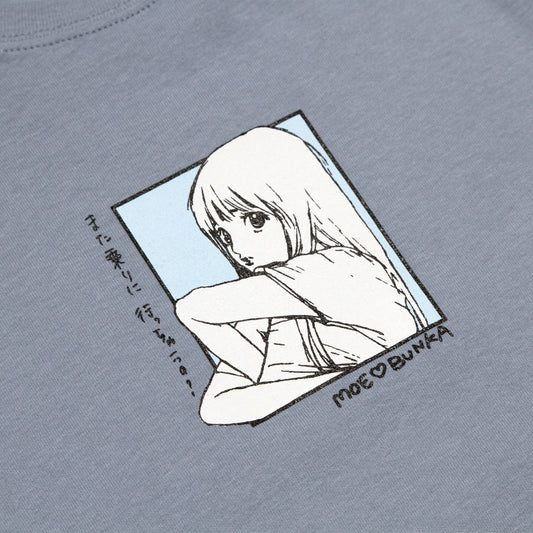 MOTO-BUNKA - MOE-BUNKA T-Shirt/Dusty Blue