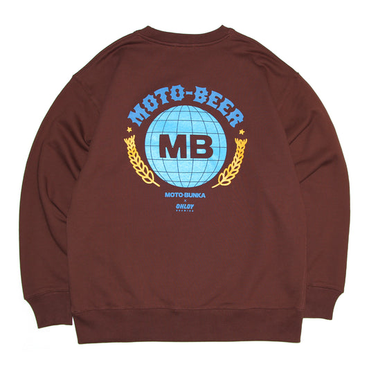 MOTO-BUNKA - MOTO-BEER Sweatshirt/Brown