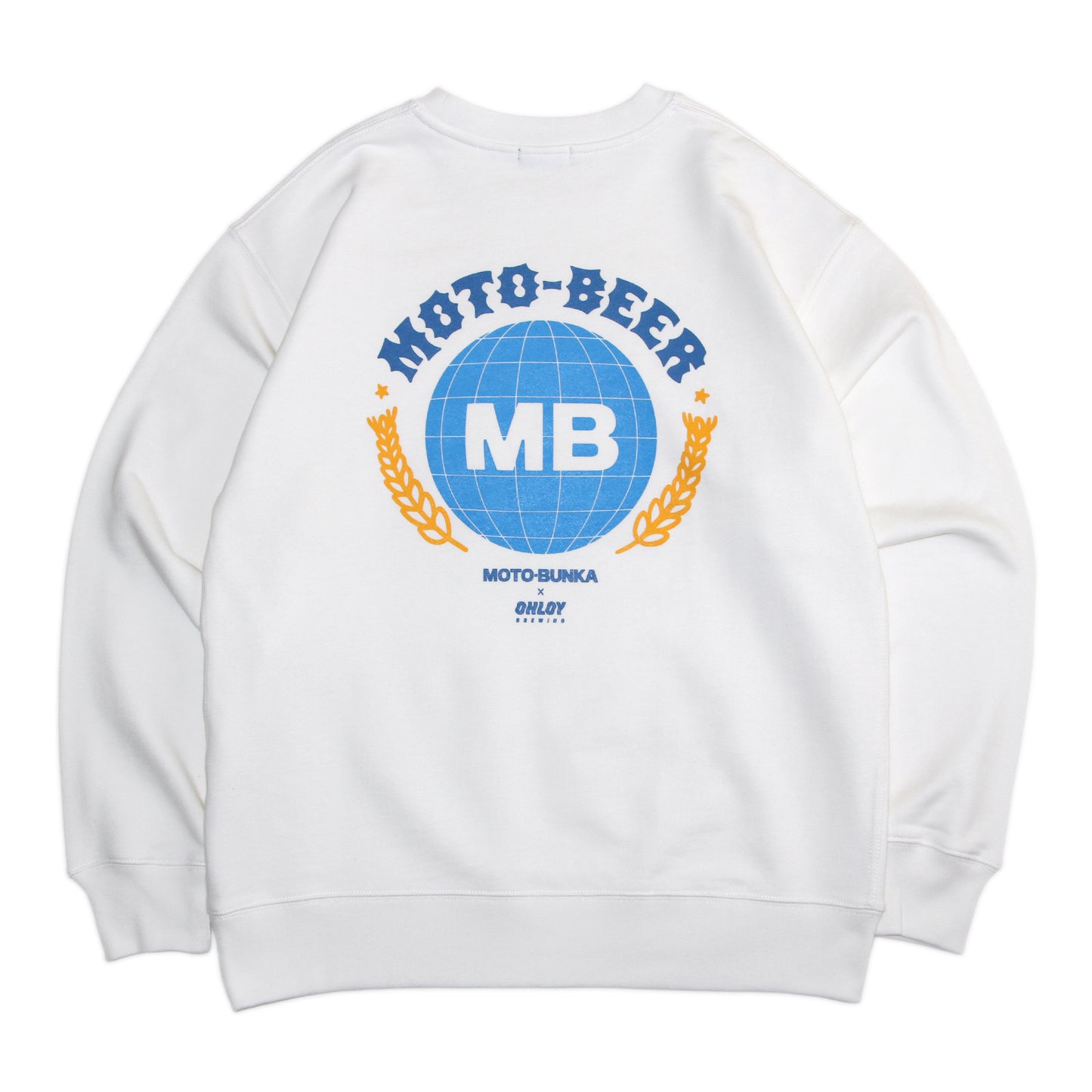 MOTO-BUNKA - MOTO-BEER Sweatshirt/Off White