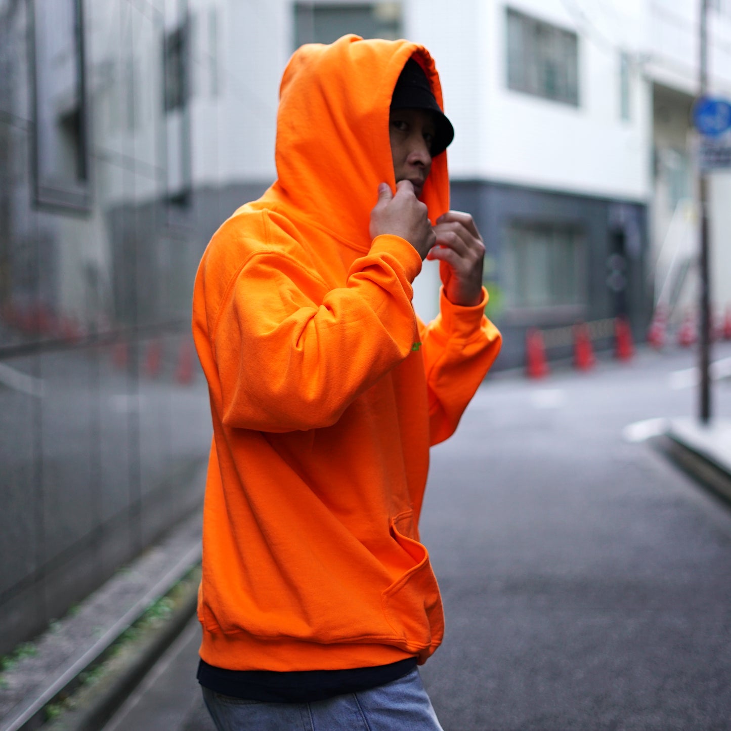 MOTO-BUNKA - No Sponsor Hoodie/Orange