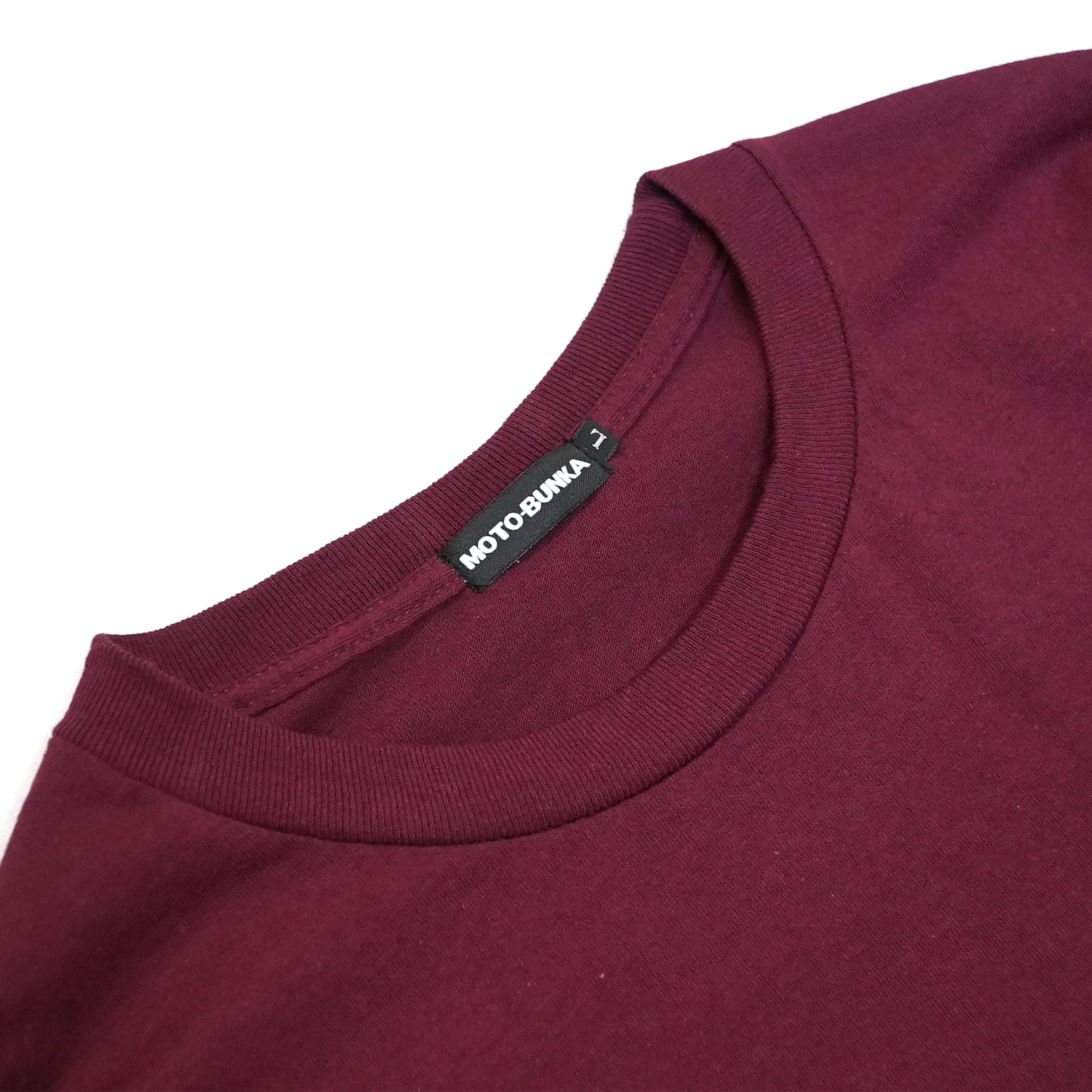 MOTO-BUNKA - RGB Glitch LS T-Shirt/Burgundy