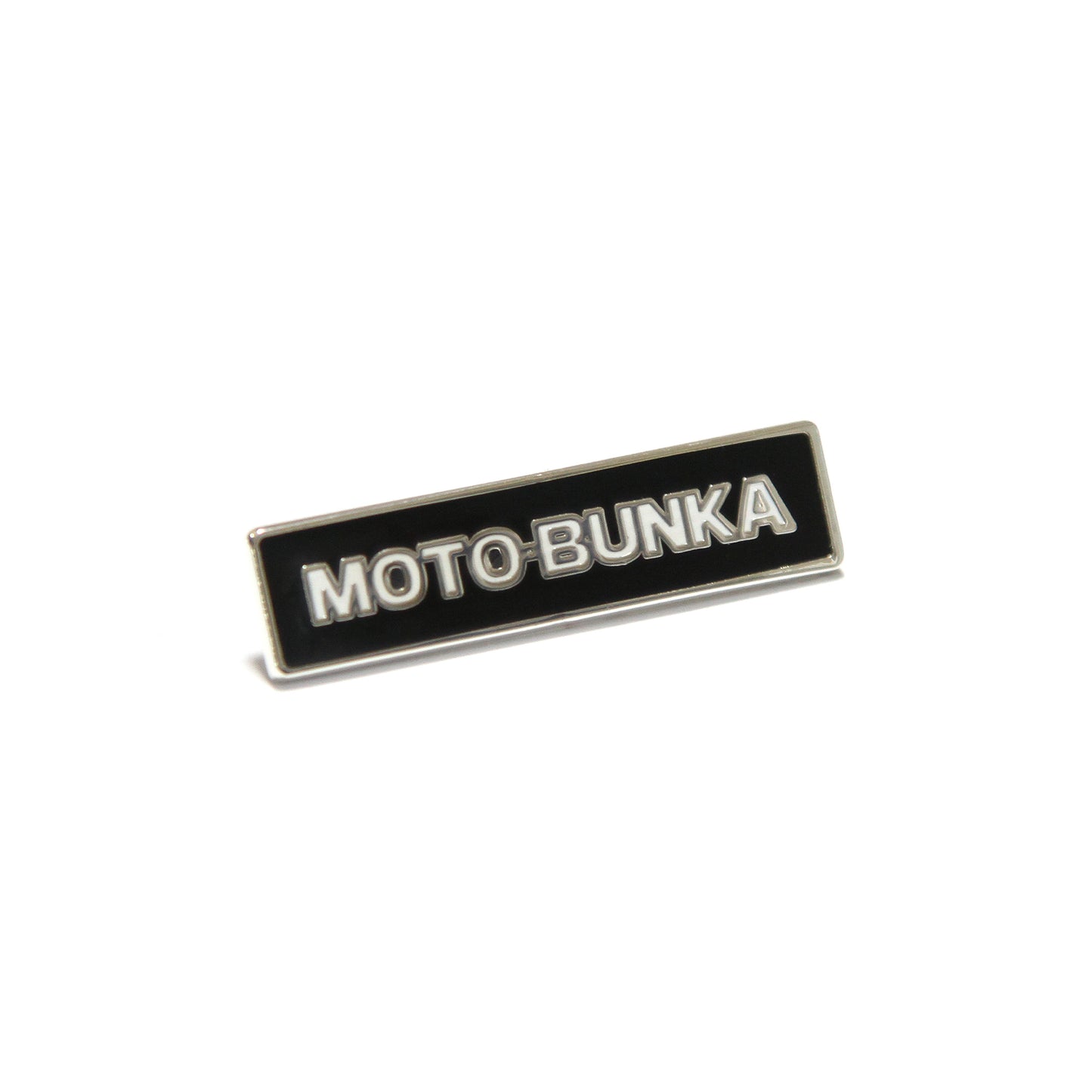 MOTO-BUNKA - Text Logo Pin Badge
