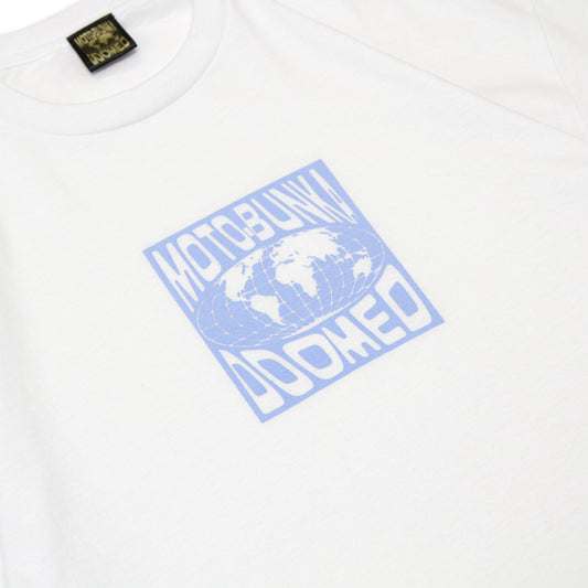 MOTO-BUNKA X DOOMED - Earth T-Shirt/White