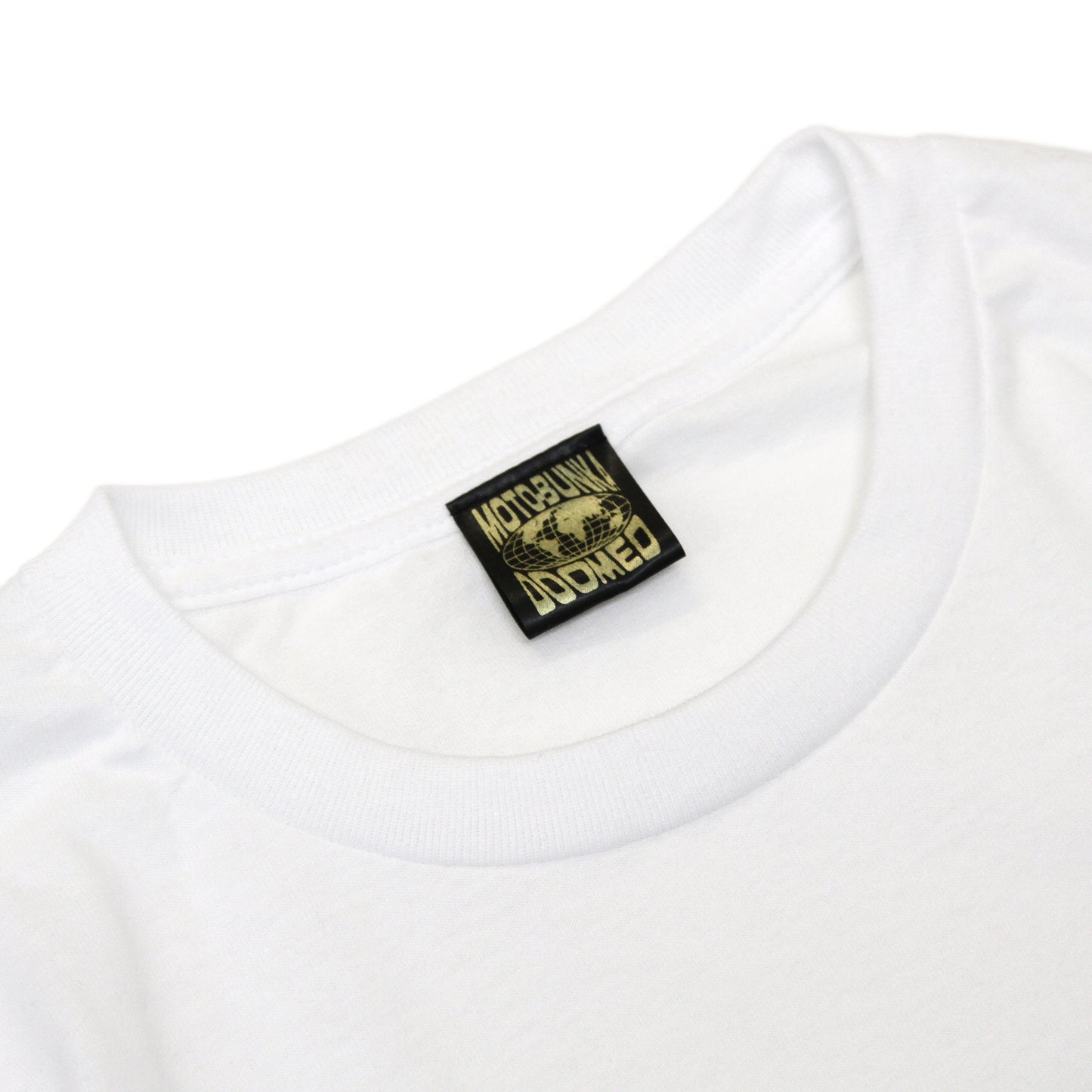 MOTO-BUNKA X DOOMED - Earth T-Shirt/White