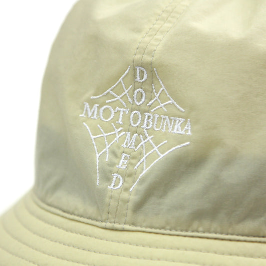 MOTO-BUNKA X DOOMED - Web Cross Bucket Hat/Cream