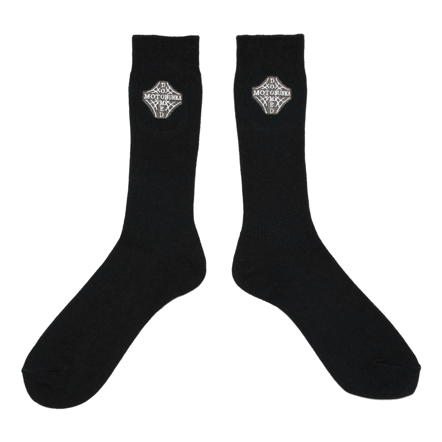 MOTO-BUNKA X DOOMED - Web Cross Socks