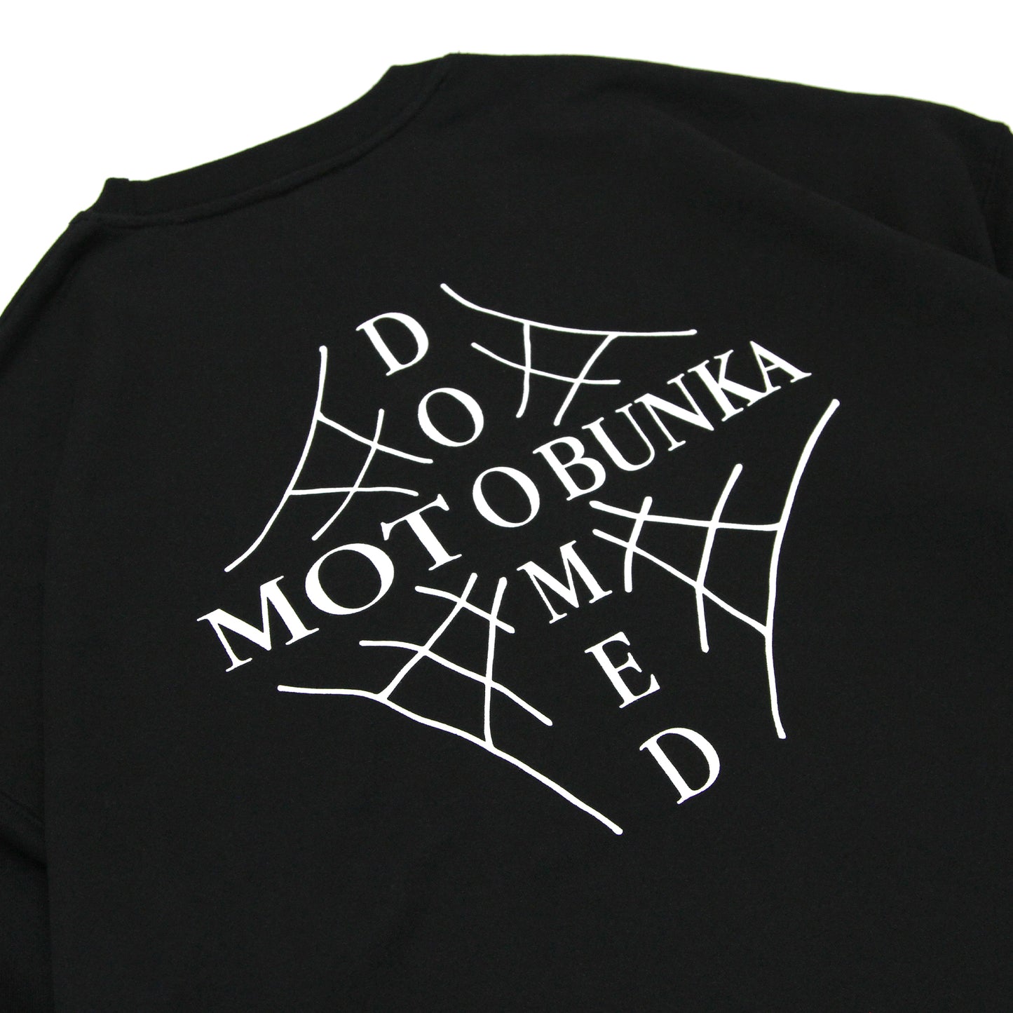 MOTO-BUNKA X DOOMED - Web Cross Sweatshirt/Black