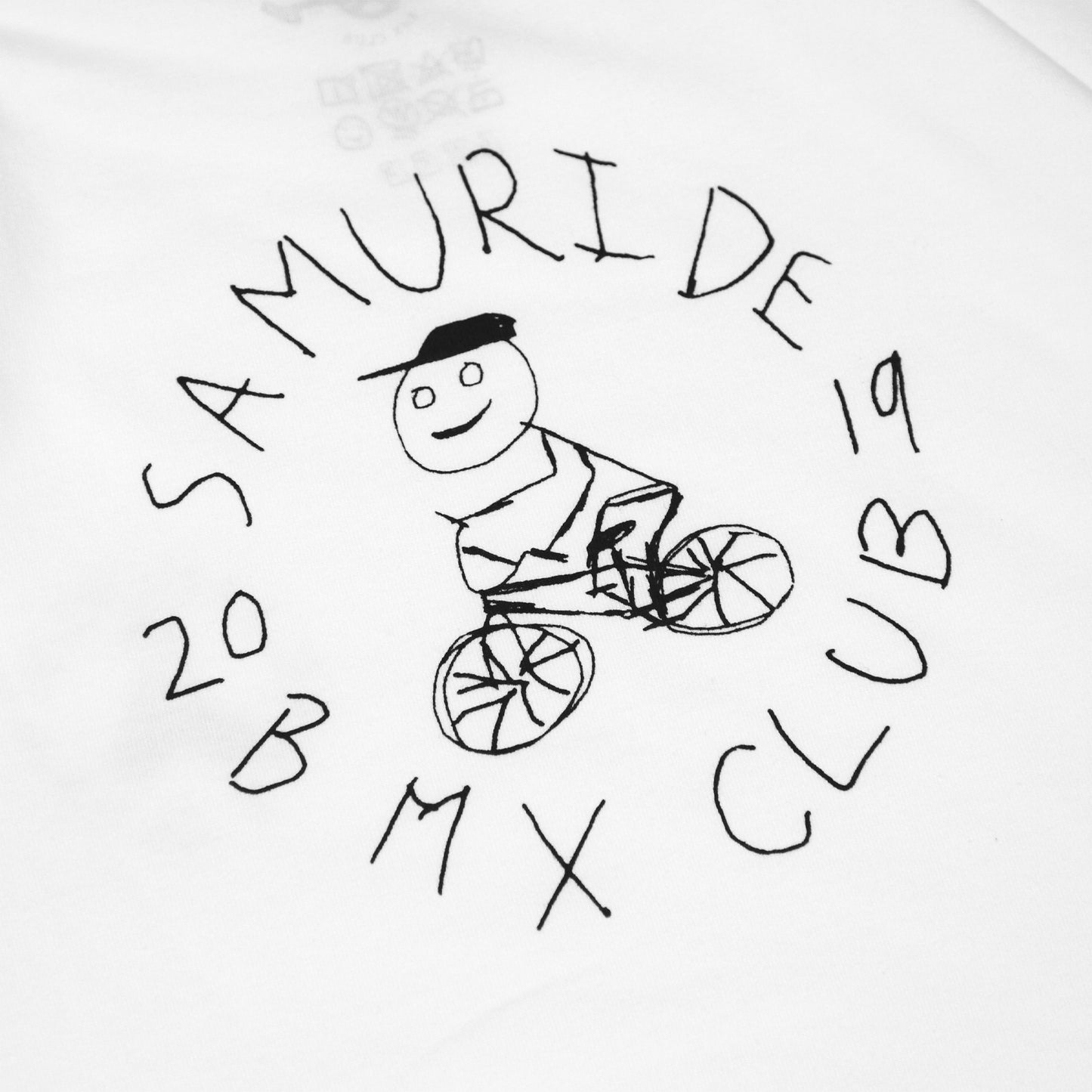 SAMURIDE - SMRD Stickman T-Shirt/Black & White